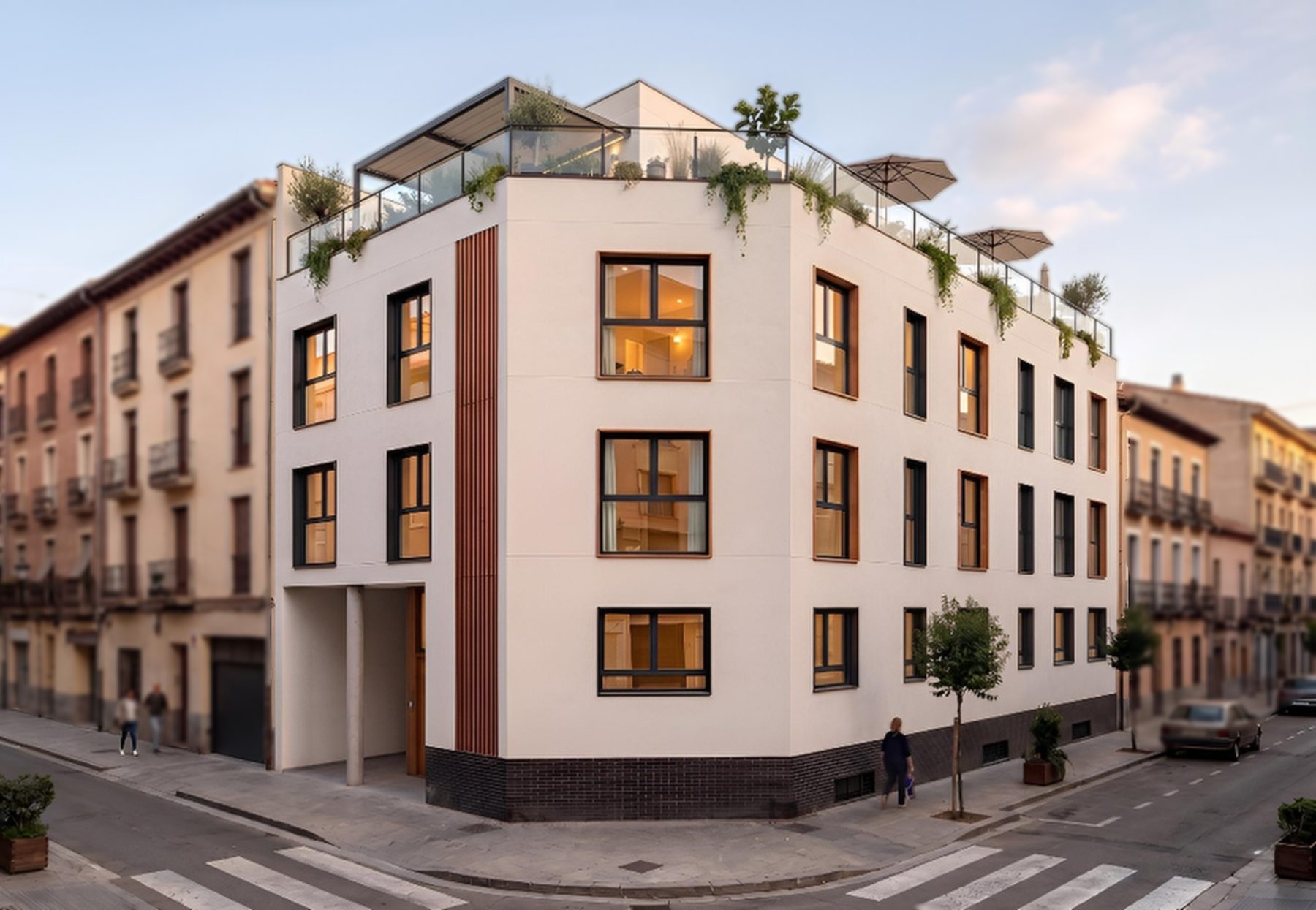 Edificio de viviendas de obra nueva de Bilkio en Zaragoza