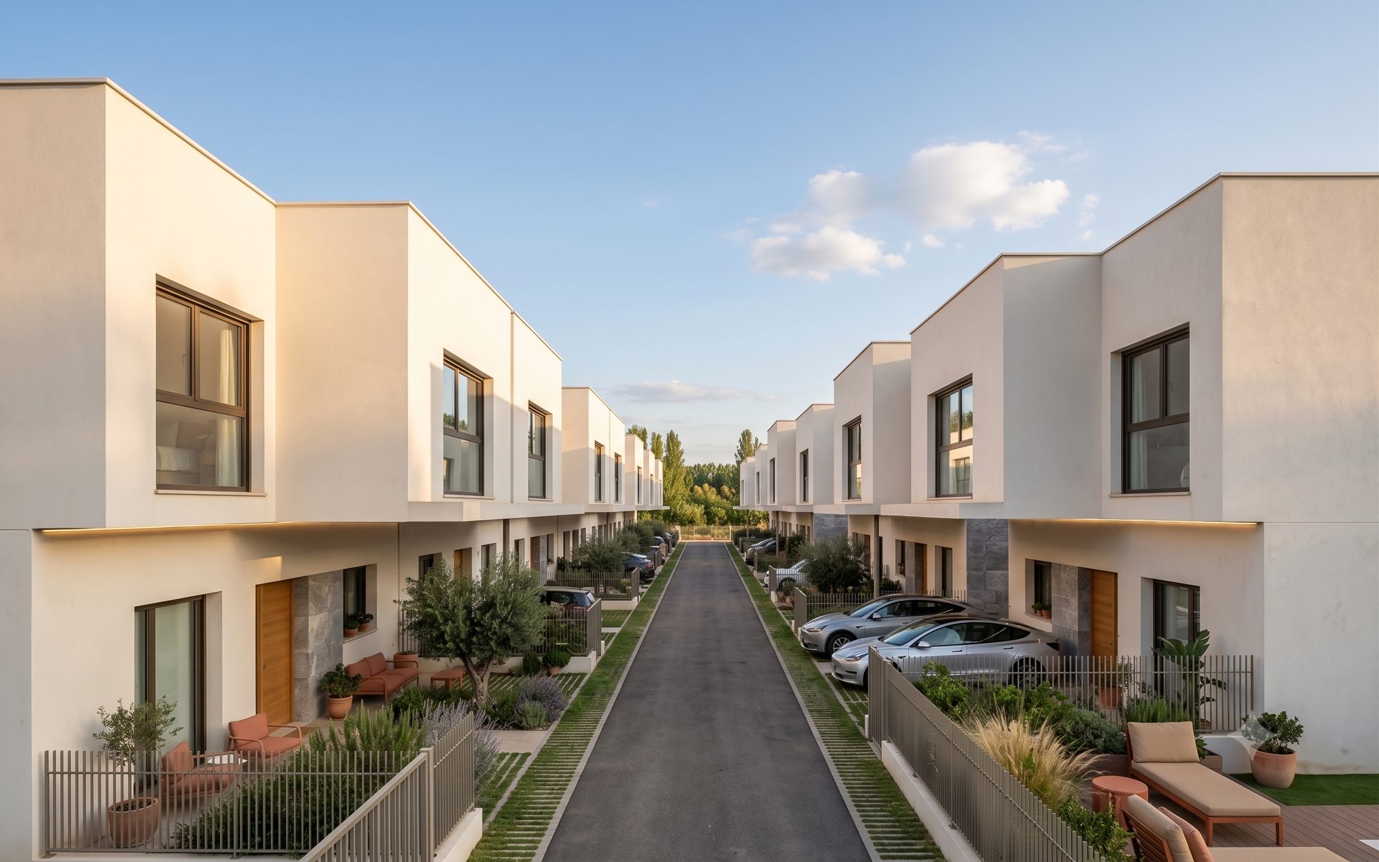 Calle interior del Residencial Movera