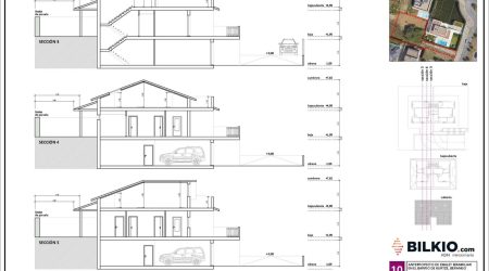 10. CHALET BERANGO. Anteproyecto. Secciones (transversales)