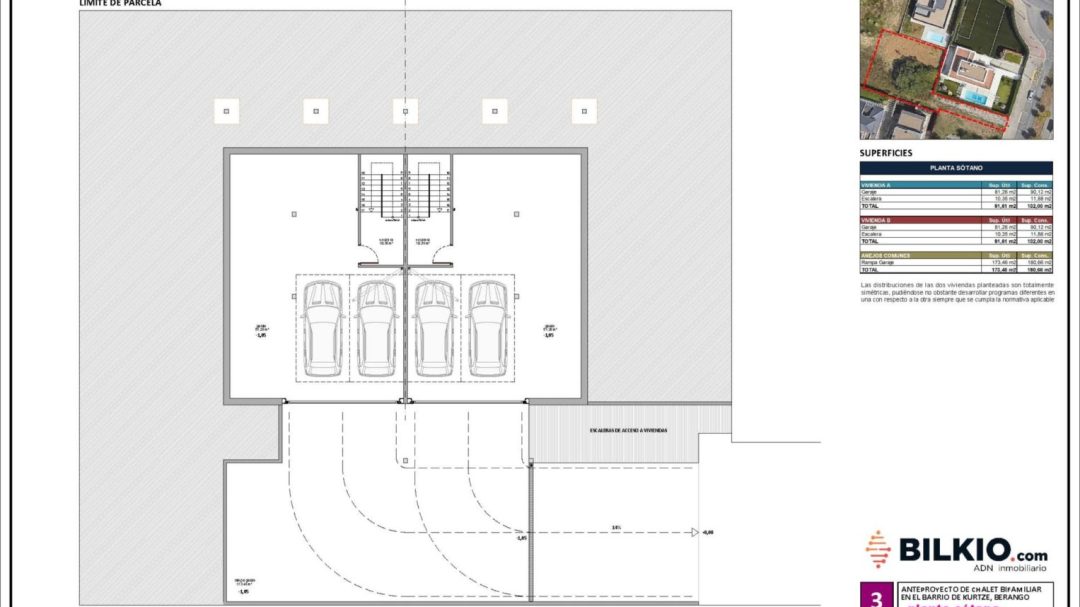 3. BERANGO Chalet Kurtze (avance de plantas) julio 2024 PLANTA SÓTANO