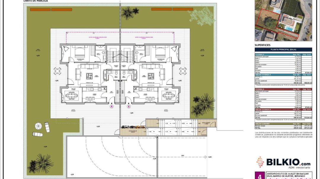 4. BERANGO Chalet Kurtze (avance de plantas) julio 2024 PLANTA BAJA